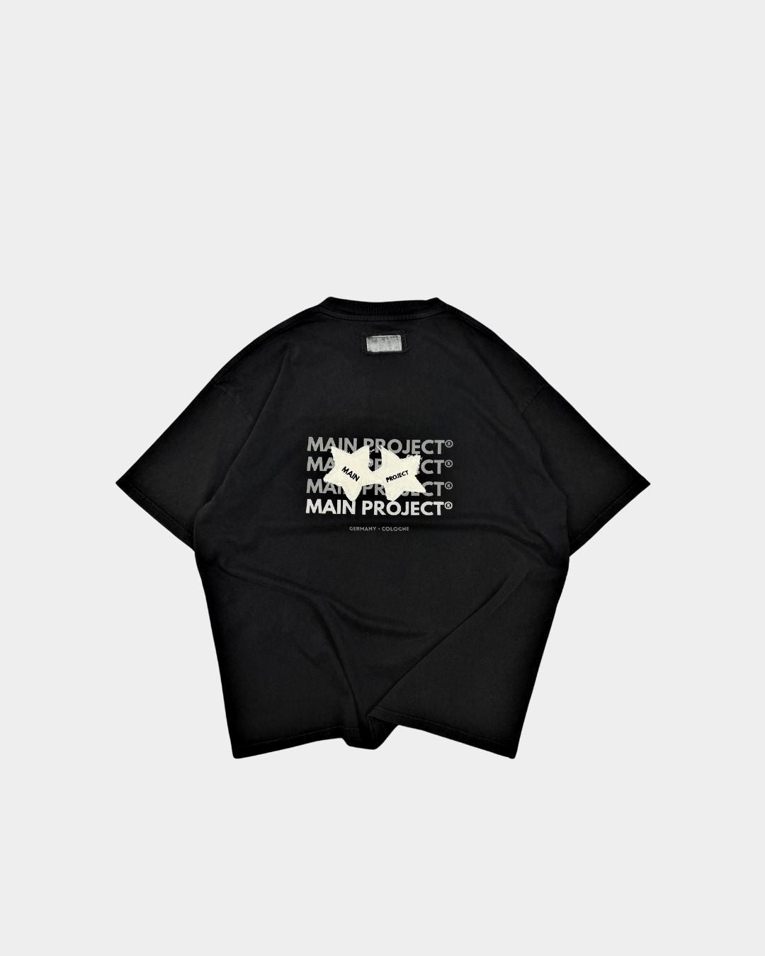 Signature Star Tee · color:black · view:back