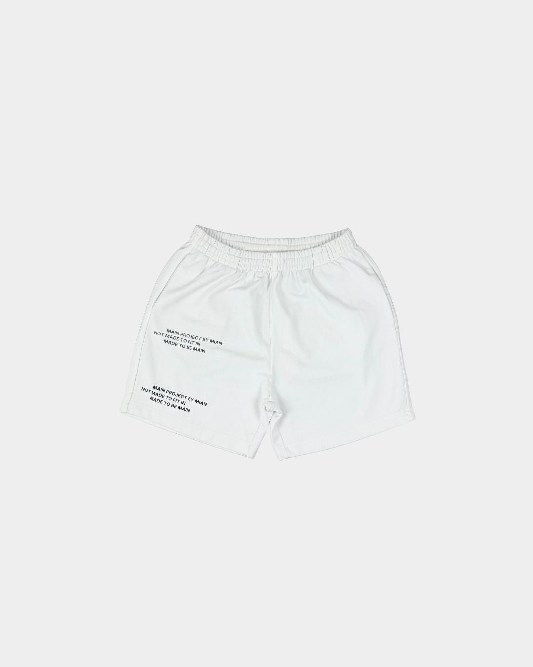MAIN All-Over Short Jogger · color:white · view:front