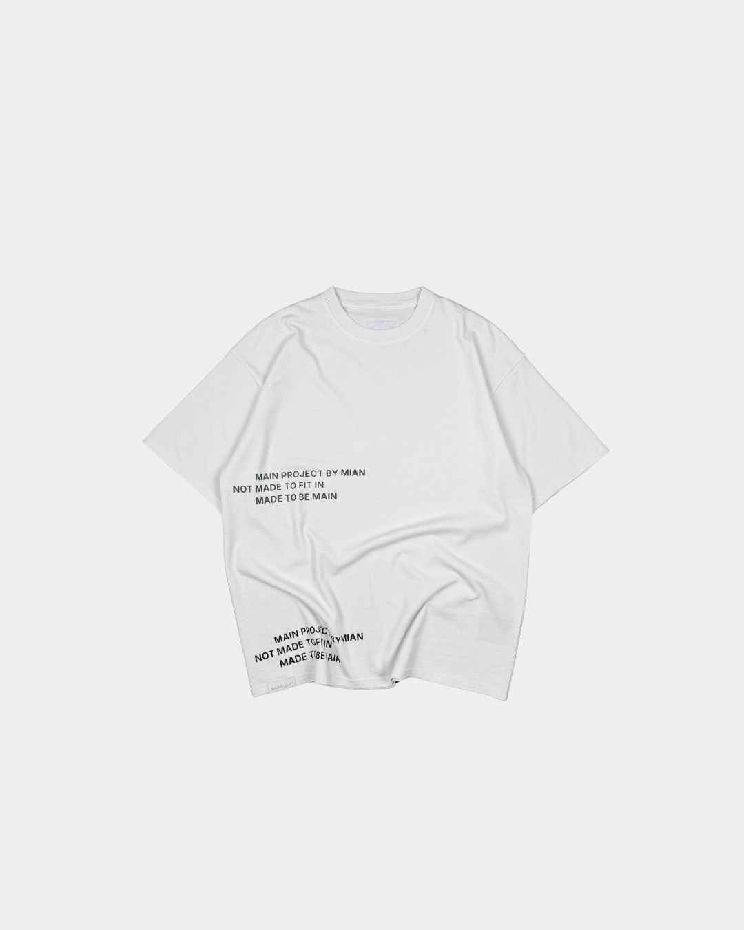 MAIN All-Over Tee · color:white · view:front