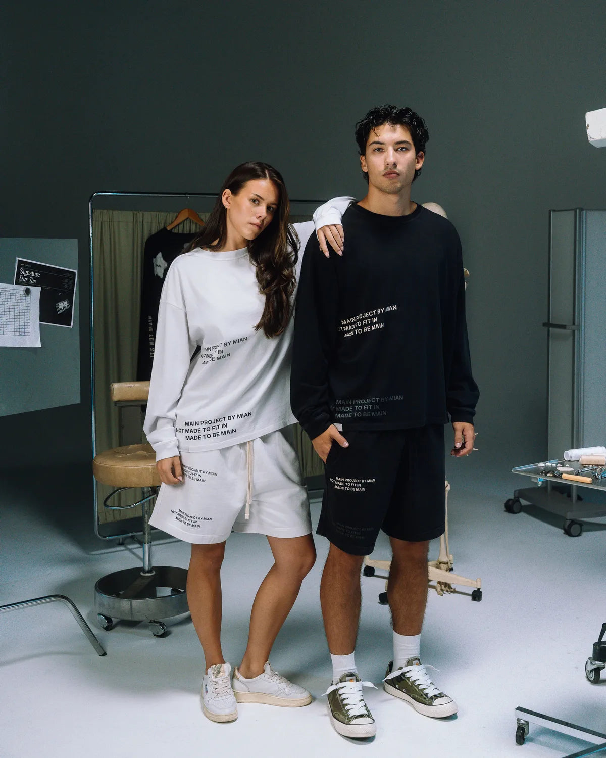 MAIN All-Over Longsleeve — Black