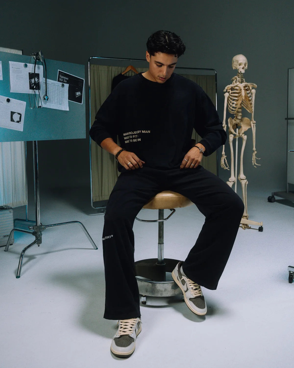 MAIN All-Over Longsleeve — Black