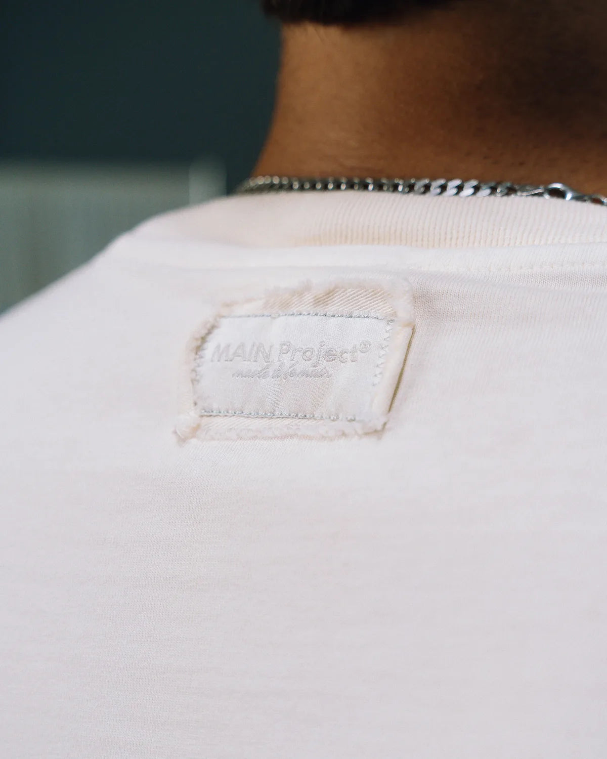 MAIN All-Over Tee — Cream