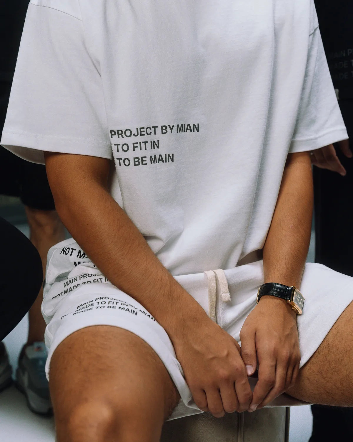 MAIN All-Over Tee — White