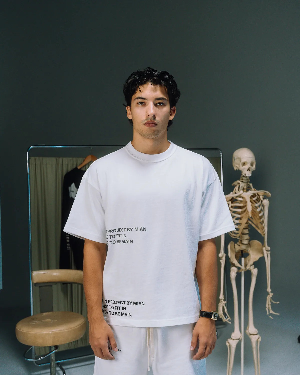MAIN All-Over Tee — White