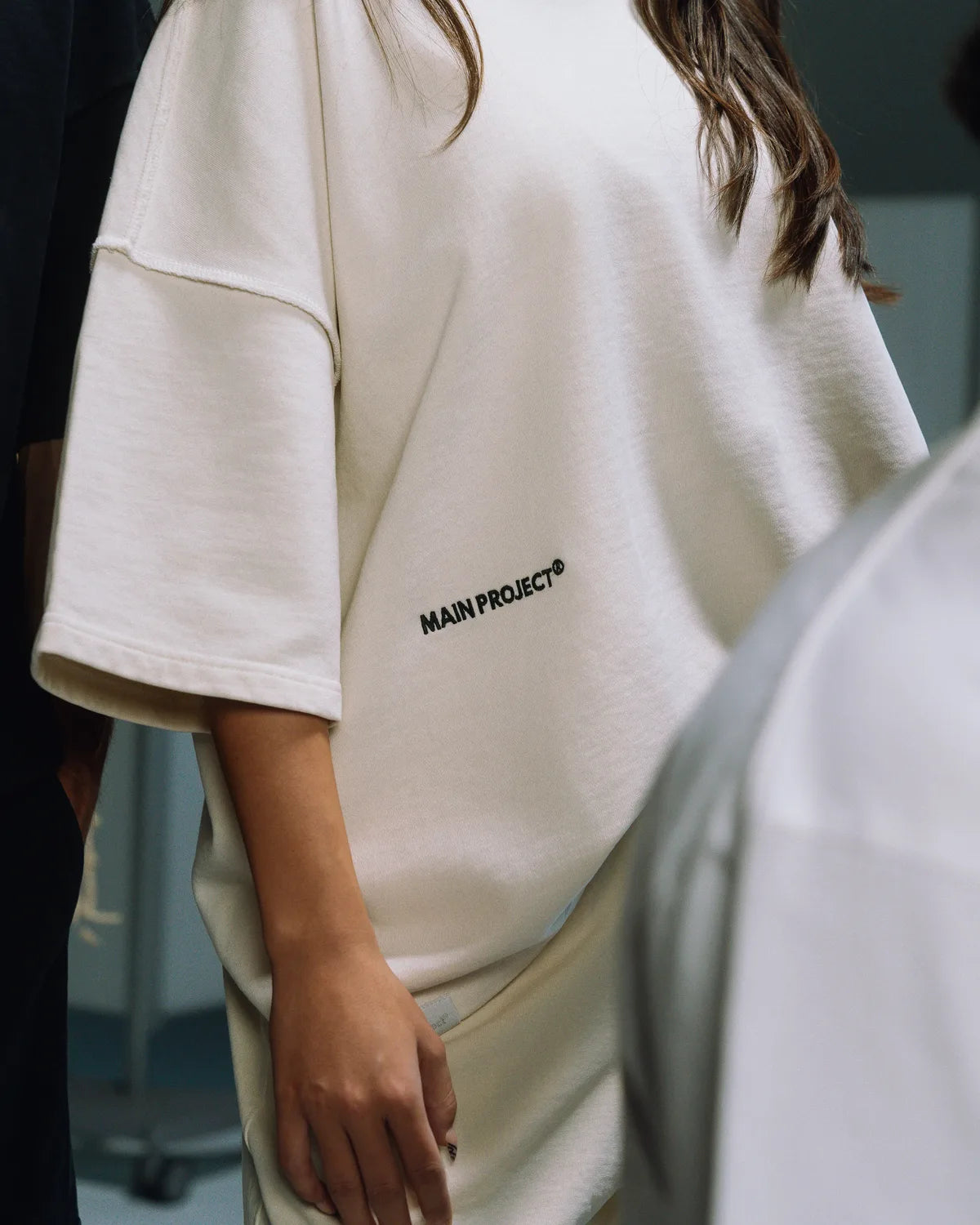 Inside-Out Terry Tee — Cream