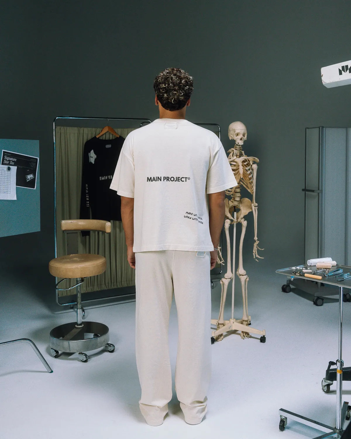 MAIN Jersey-Pant — Cream