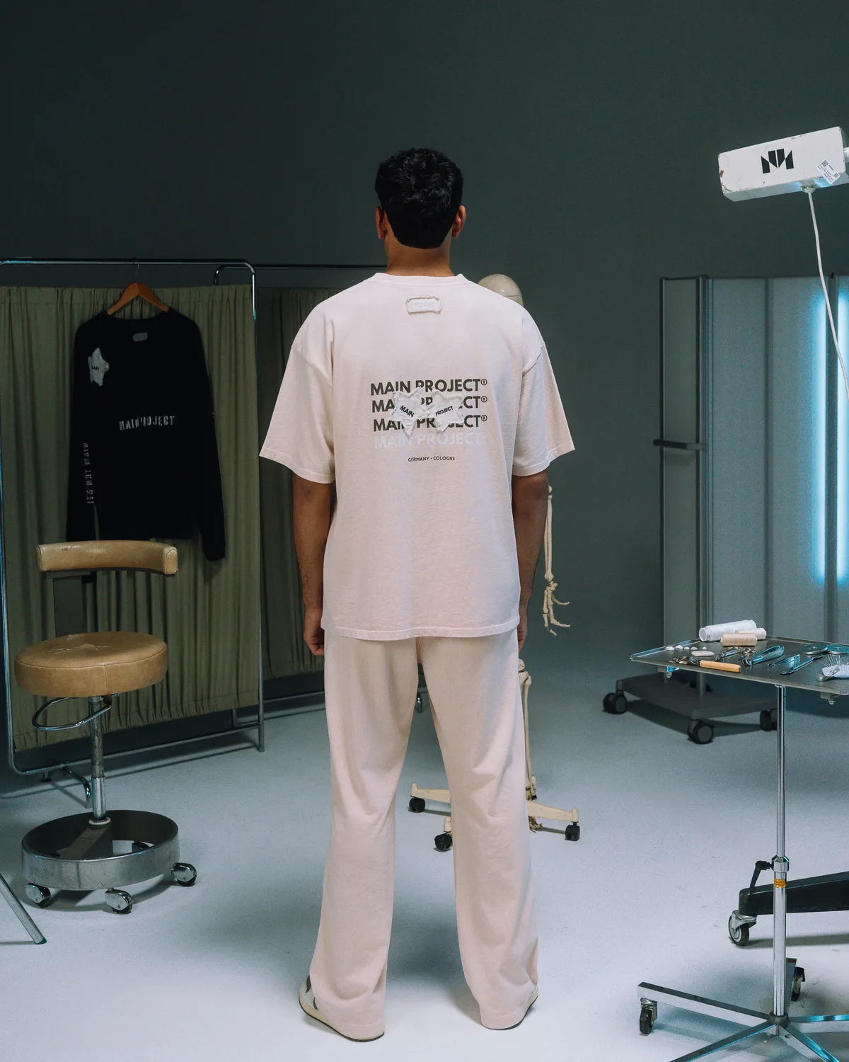 MAIN Jersey-Pant — Peach