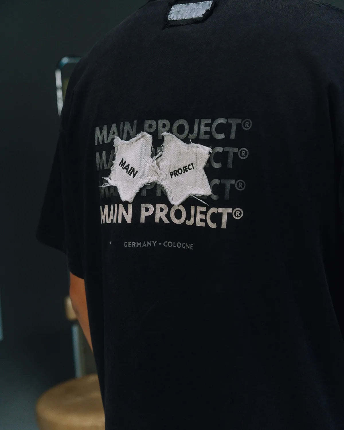 Signature Star Tee — Black