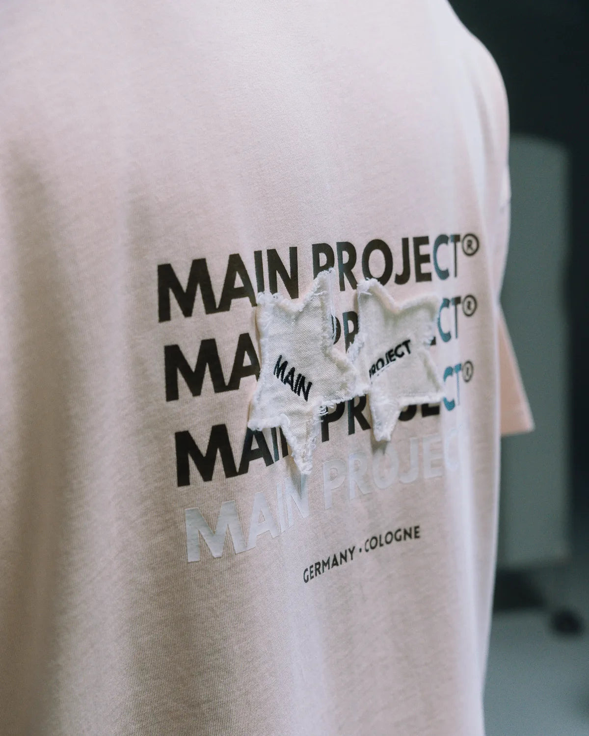 Signature Star Tee — Peach